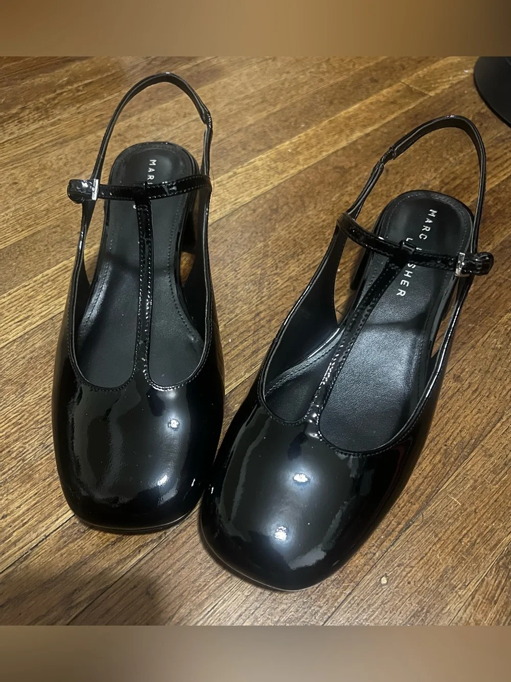 Marc Fisher Black Folly Heels-8M